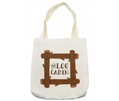 Wooden Square Frame Art Tote Bag