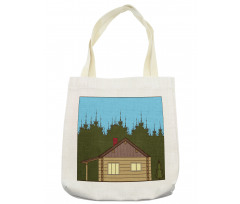 Rustic Cabin in Nature Tote Bag