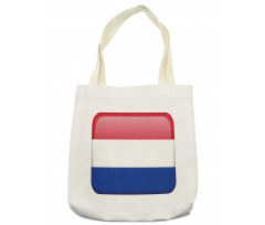 Holland Flag as Square Shape Tote Bag