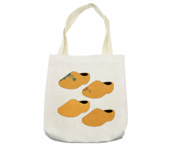 Traditional Wooden Shoes Art Tote Bag