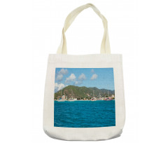 Coast of Sint Marteen Island Tote Bag