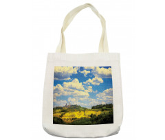 Historic Village Scenery Tote Bag