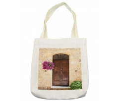 Rusty Wood Door Italian Tote Bag