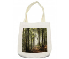 Mist Wilderness Mountain Tote Bag