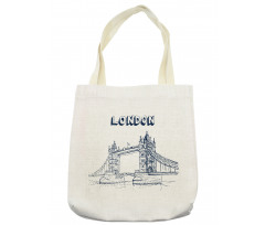 Europe Big Ben Landmark Tote Bag