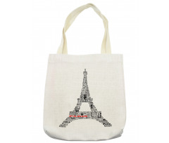 Paris France Tour Tote Bag