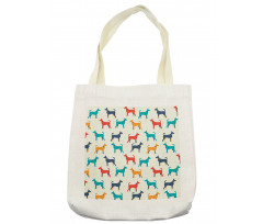 Retro Dog Tote Bag