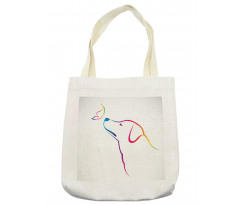 Butterfly Dog Labrador Tote Bag