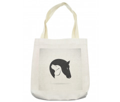 Dog Horse Friend Tote Bag