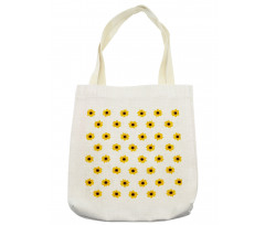 Sunflower Pattern Nature Tote Bag