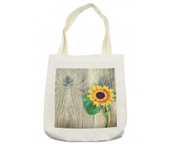 Wood Board Bouquet Tote Bag