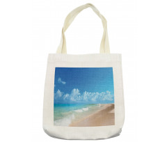 Tropical Ocean Waves Tote Bag