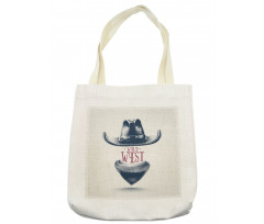 Wild West Cowboy Hat Tote Bag