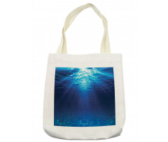 Sandy Seabed Sea Scene Tote Bag