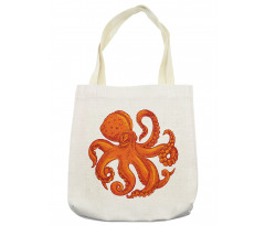 Orange Animal Wildlife Tote Bag