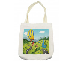 Cartoon Style Sky Tote Bag