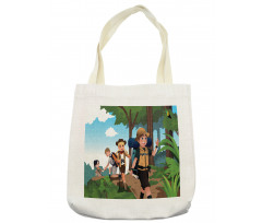 Trip Scout Camping Crowd Tote Bag