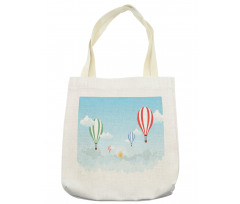 Over Cloud Vehicles Tote Bag