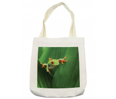 Exotic Wild Macro Leaf Tote Bag