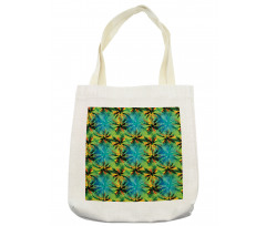 Jumble Exotic Palms Layout Tote Bag