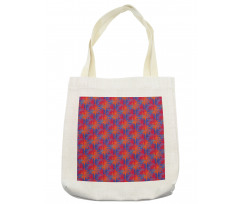 Summer Contrast Artwork Palm Tote Bag