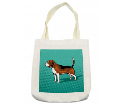 Halftone Dog Breed Graphic Tote Bag