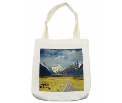 Snowy Mountains Alps Tote Bag