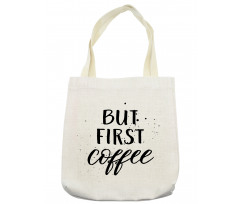 Typography Spots Tote Bag