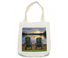 Lakeside at Sunset Park Tote Bag