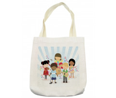 Children Performing Happily Tote Bag