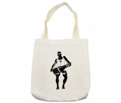 Exotic Man in Cool Sunglasses Tote Bag