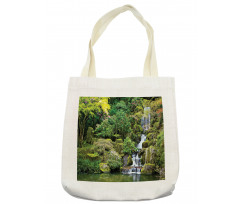 Trees Foliage Rock Garden Tote Bag