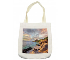 Rock Sandy Beach Island Tote Bag