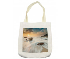 Beach and Horizon Sky Tote Bag