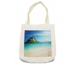 Tropic Island Scenery Tote Bag