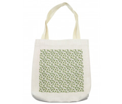 Leafy Flourishing Pattern Tote Bag