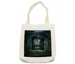 Dark Haunted Castle Tote Bag