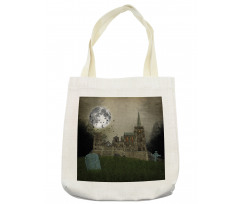 Old Village and Grave Tote Bag