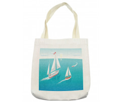 Sailing Boats and Sun Tote Bag