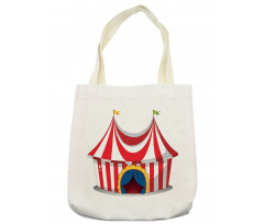 Nostalgic Circus Flag Tote Bag