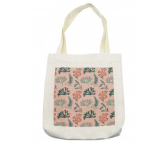 Seaweed Coral Tones Tote Bag