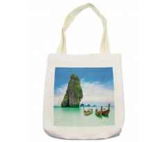 Rock in the Sea Coast Tote Bag