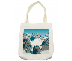 Winter Snow Covered Theme Tote Bag