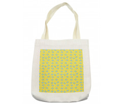 Cloud Cartoon Style Motifs Tote Bag