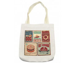 Retro Mexican Tin Sign Tote Bag