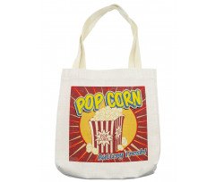 Pop Corn Movie Snack Tote Bag