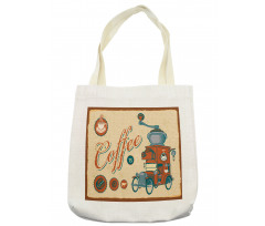 Truck Coffee Grinder Tote Bag