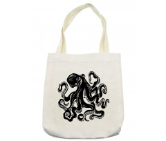 Monochrome Animal Sketch Tote Bag