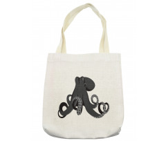 Monochrome Style Animal Tote Bag