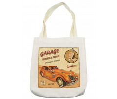 Engine and Mechanic Sign Tote Bag